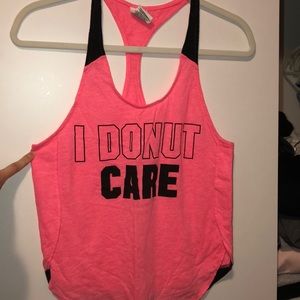 Vs Victoria’s Secret pink donut tank XSmall